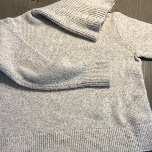 Banana Republic Gray Cowl Neck Sweater